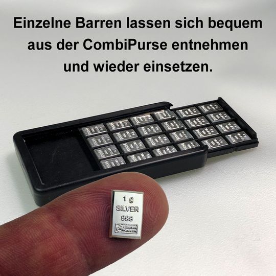 CombiPurse Silber-Box