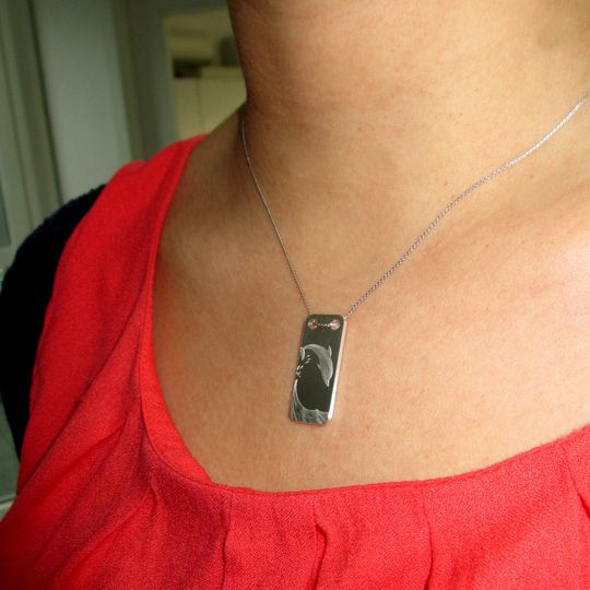 Silberbarrenanhänger